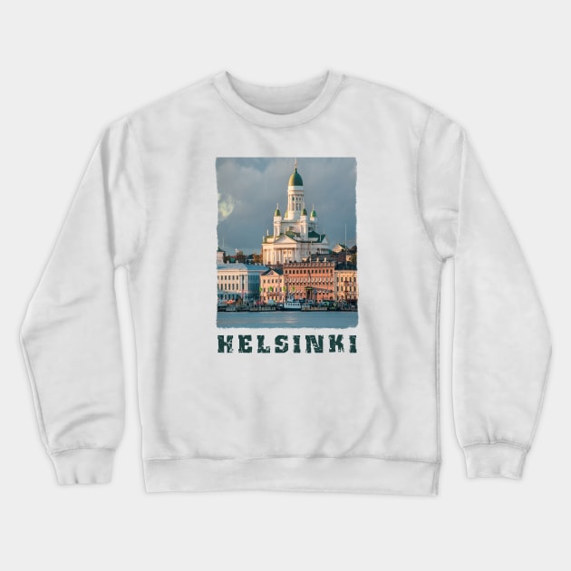 helsinki Crewneck Sweatshirt by teehood